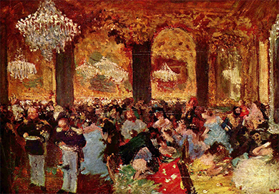 Dinner at the Ball Edgar Degas